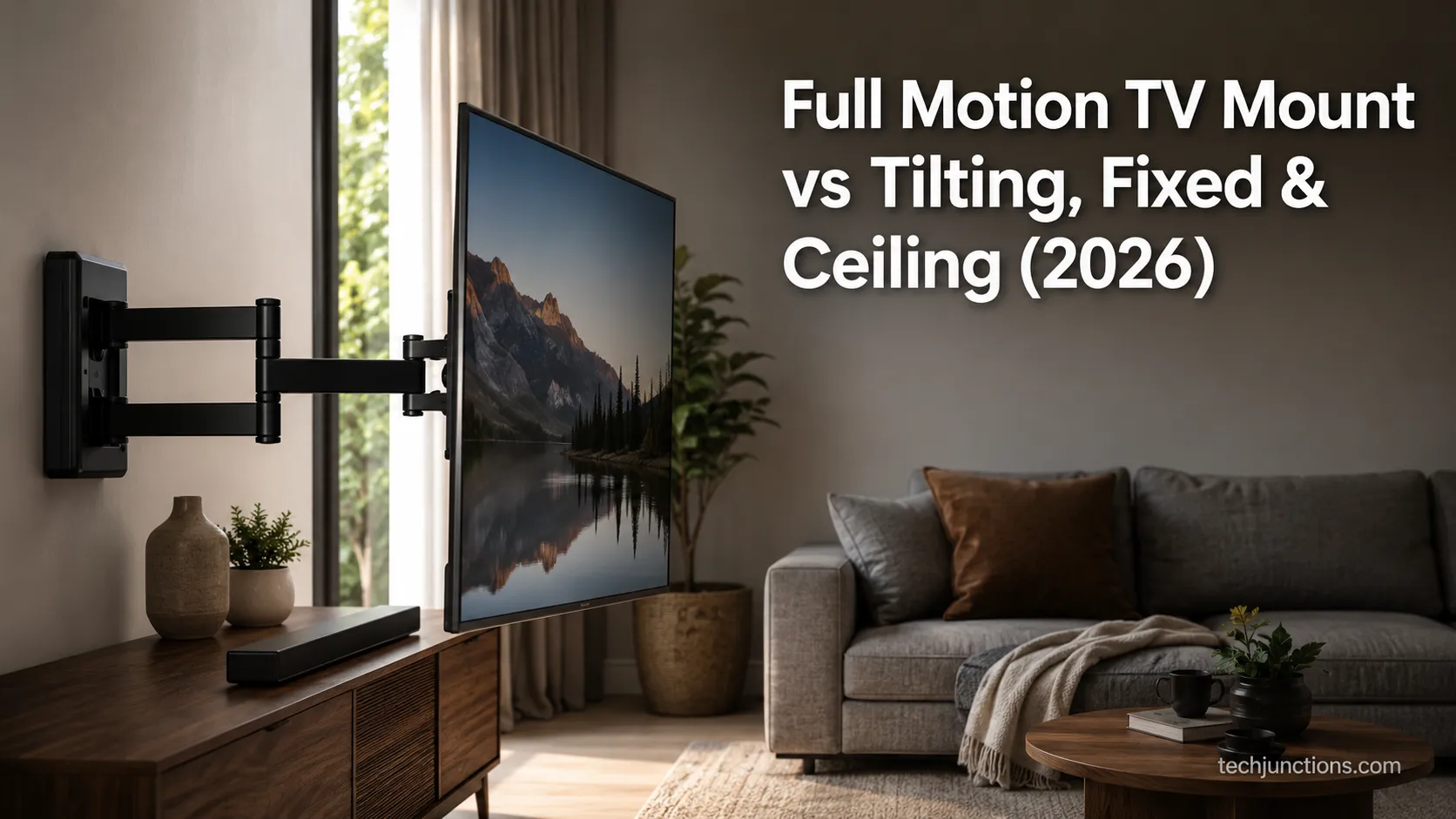 Full Motion TV Mount vs Tilting, Fixed & Ceiling (2026)