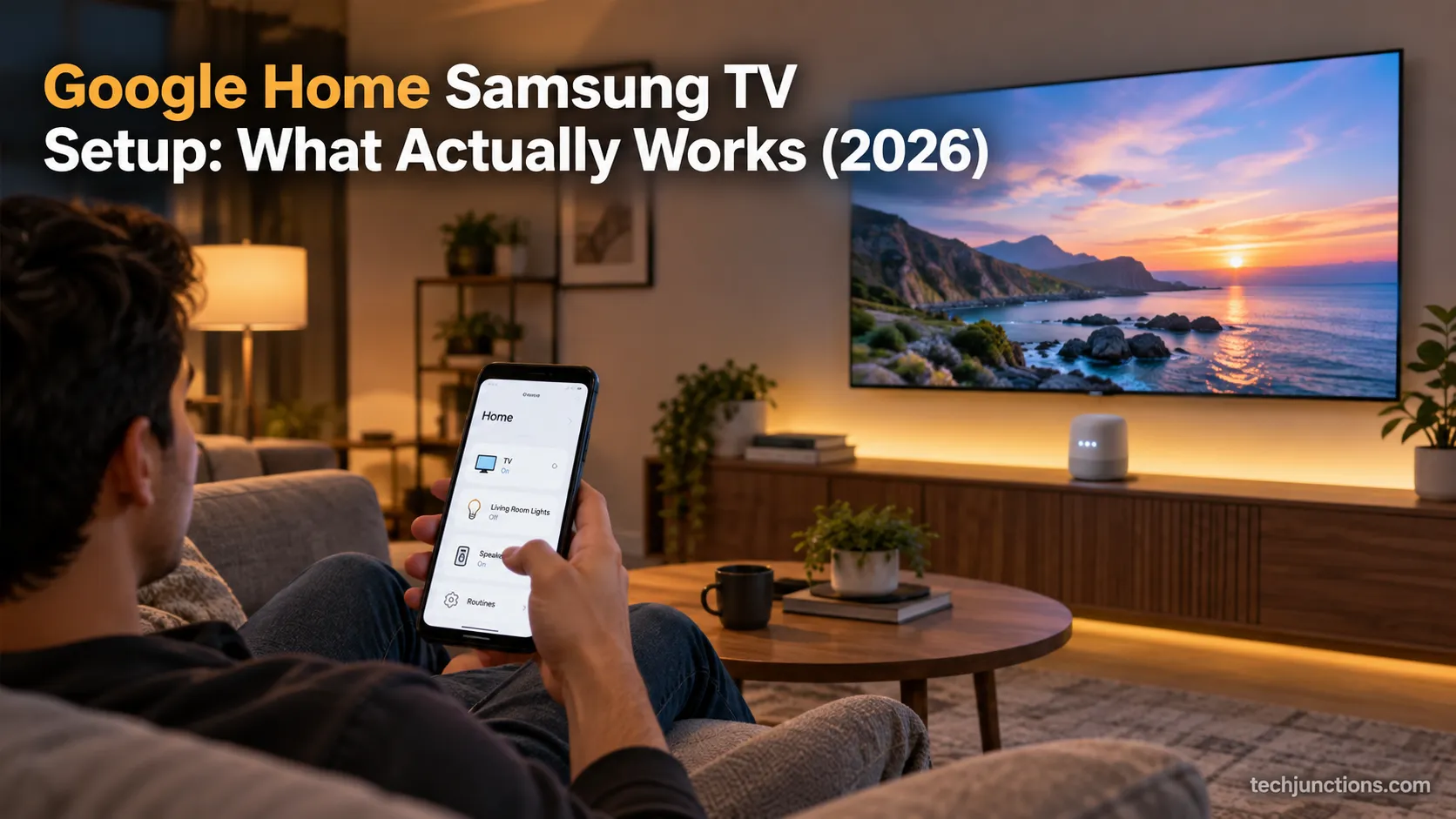 Google Home Samsung TV Setup: What Actually Works (2026)