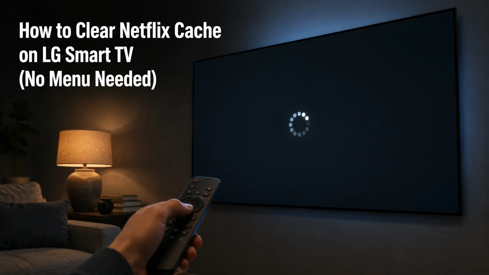 How to Clear Netflix Cache on LG Smart TV (No Menu Needed)