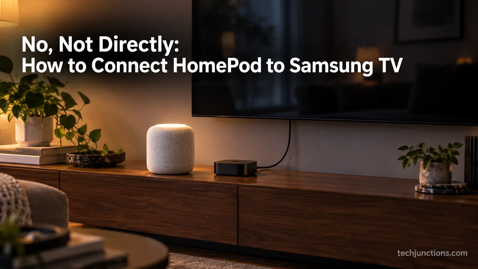 No, Not Directly: How to Connect HomePod to Samsung TV