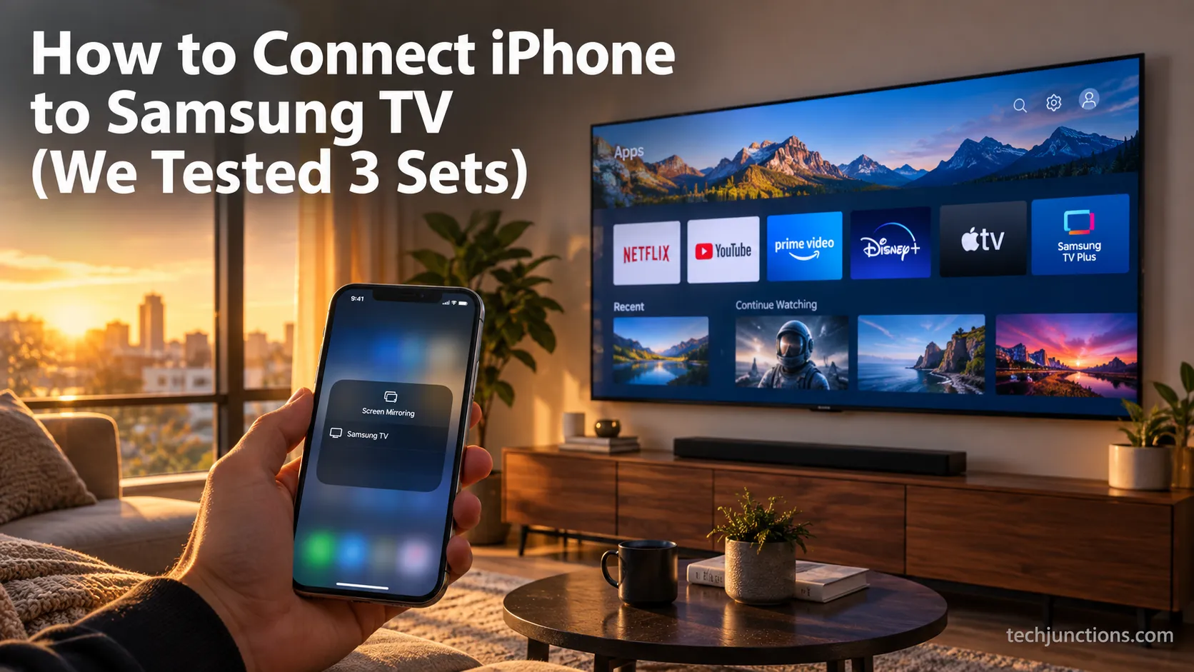 How to Connect iPhone to Samsung TV (We Tested 3 Sets)