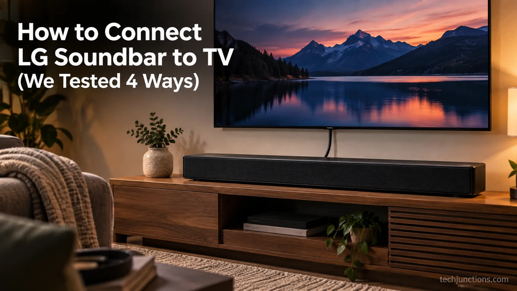 How to Connect LG Soundbar to TV (We Tested 4 Ways)