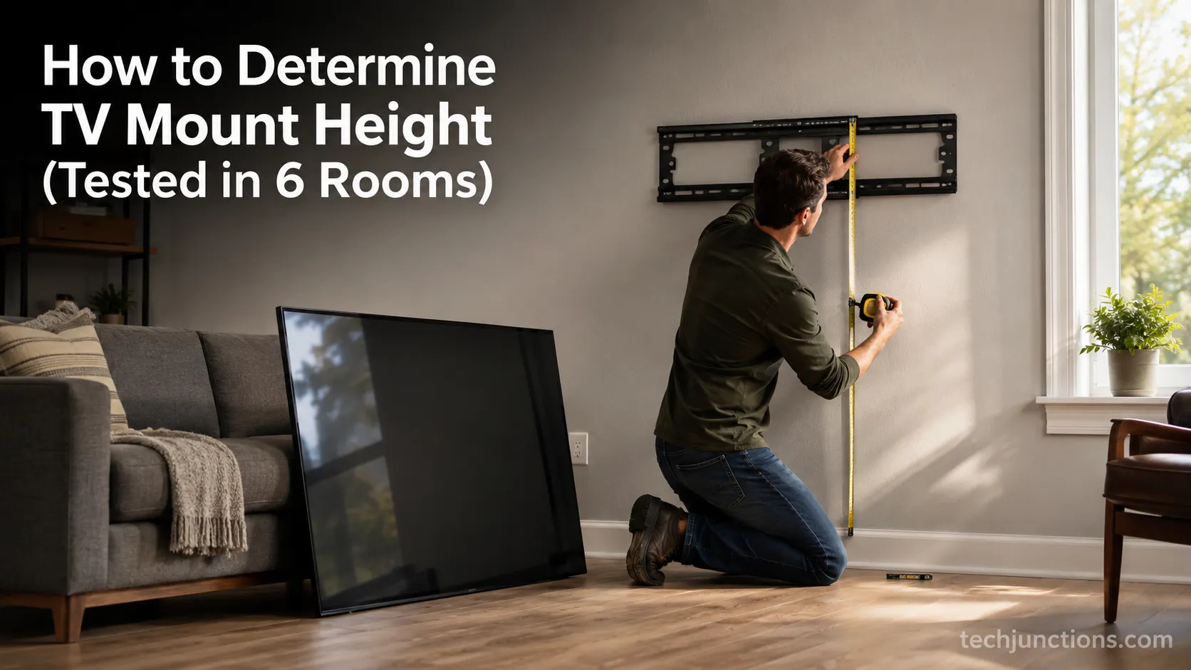 How to Determine TV Mount Height (Tested in 6 Rooms)