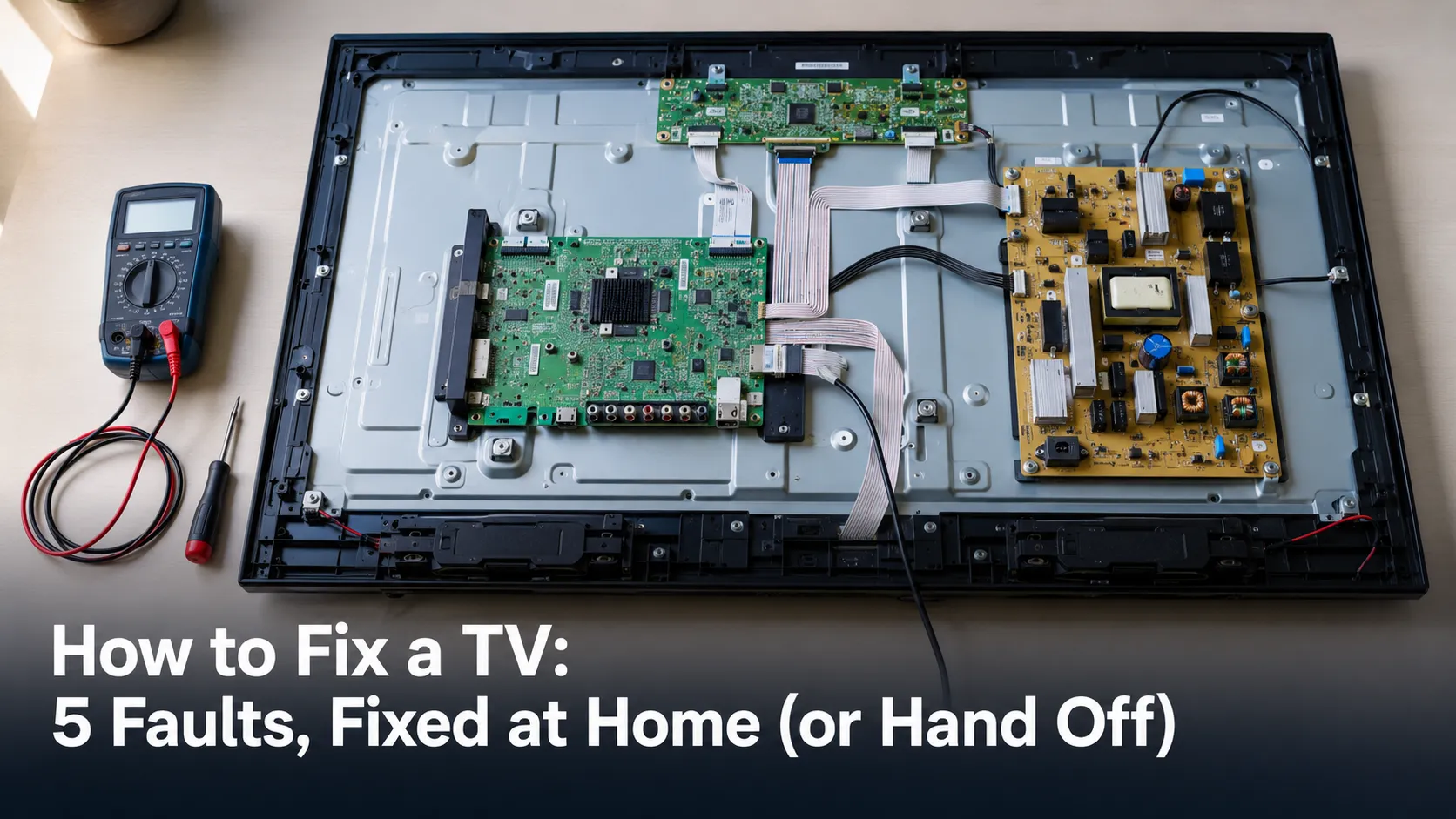 How to Fix a TV: 5 Faults, Fixed at Home (or Hand Off)