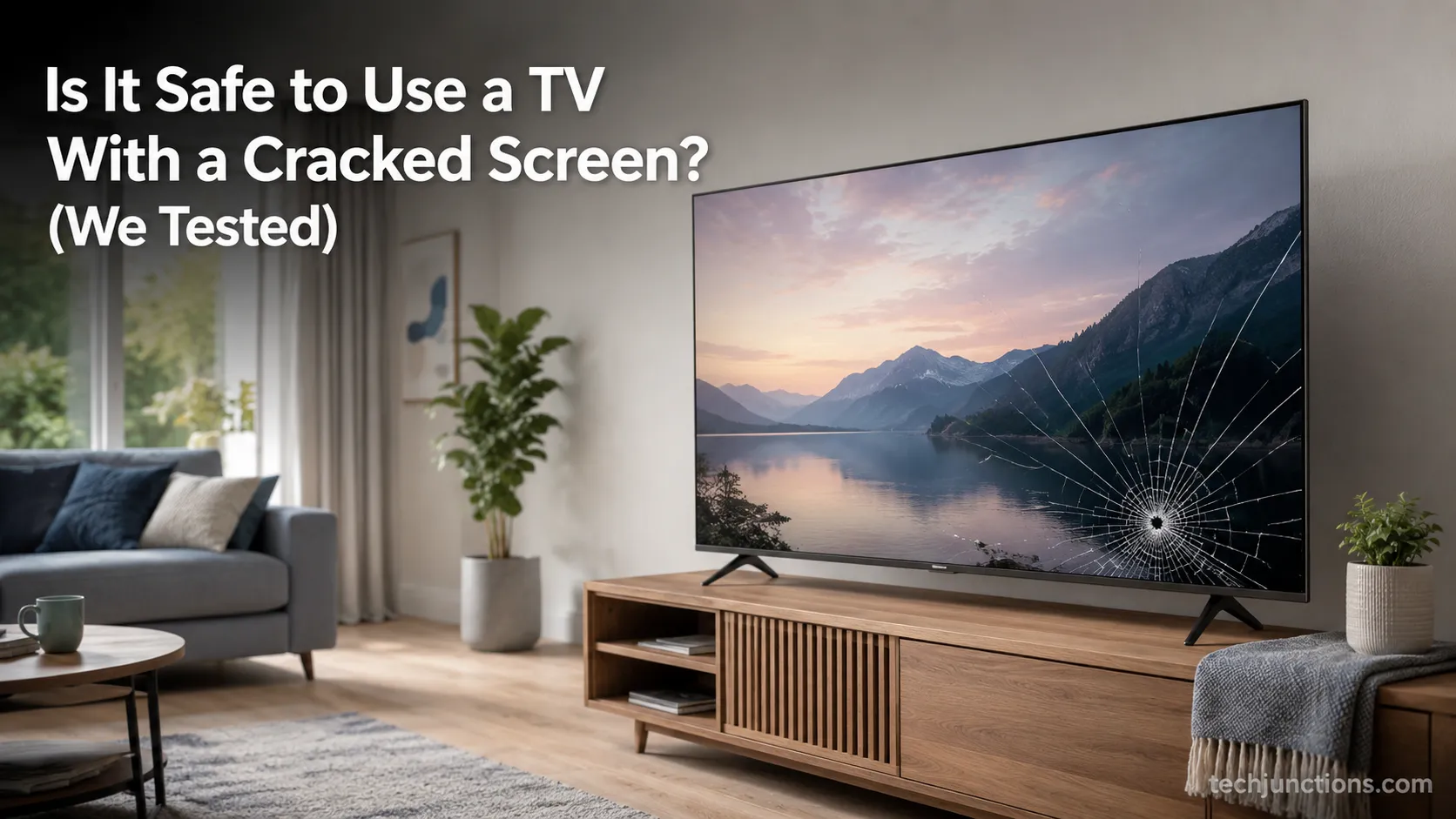 Is It Safe to Use a TV With a Cracked Screen? (We Tested)