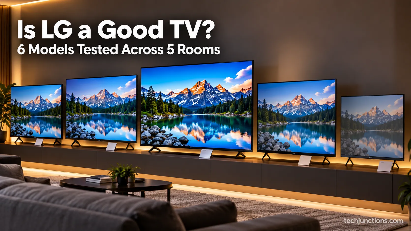 Is LG a Good TV? 6 Models Tested Across 5 Rooms