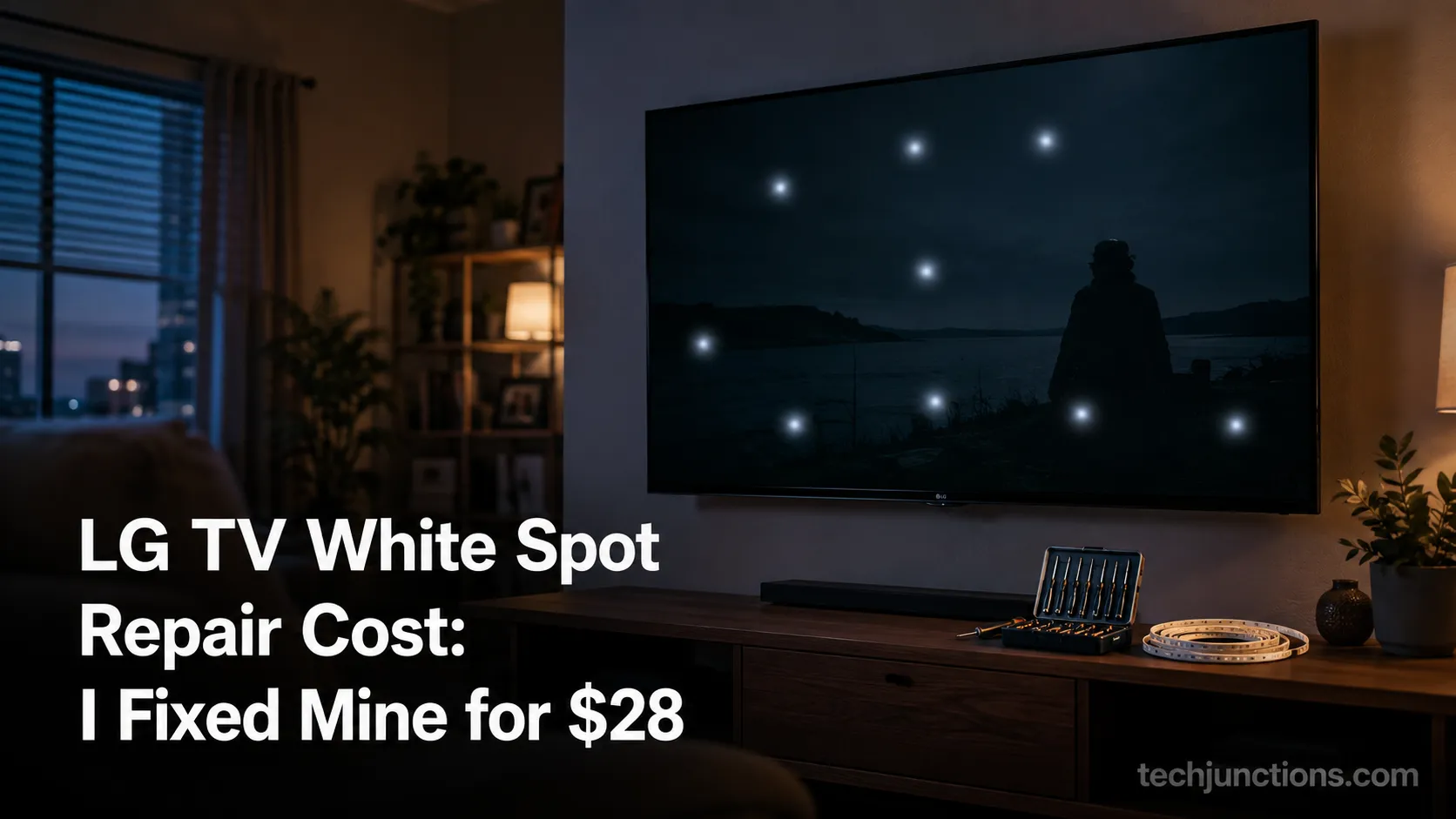 LG TV White Spot Repair Cost: I Fixed Mine for $28
