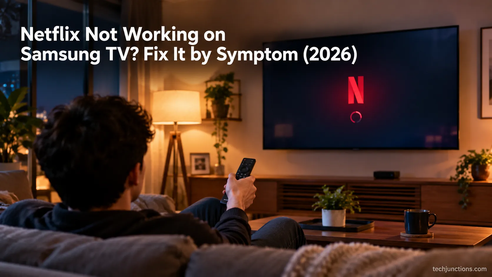 Netflix Not Working on Samsung TV? Fix It by Symptom (2026)