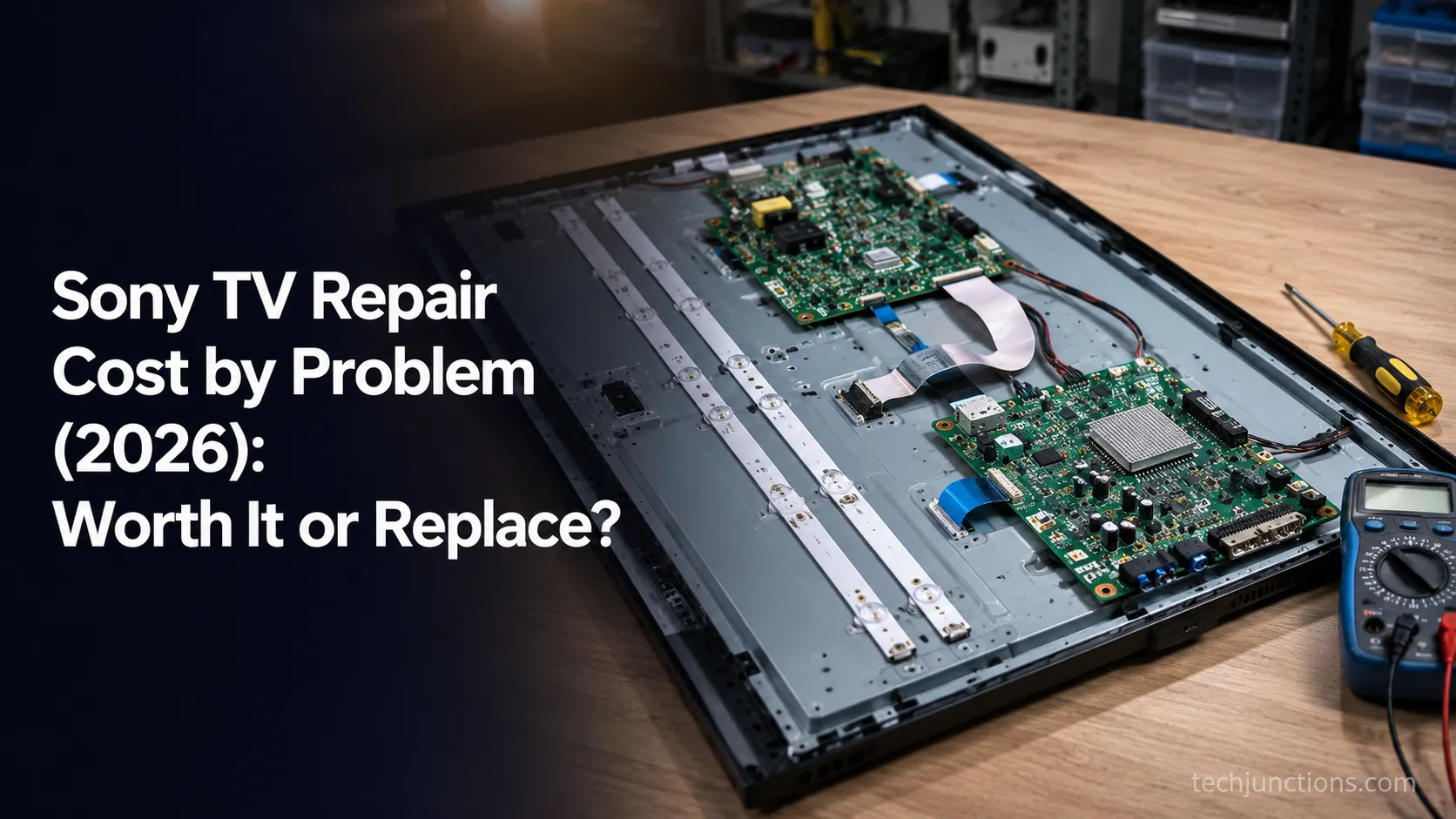 Sony TV Repair Cost by Problem (2026): Worth It or Replace?