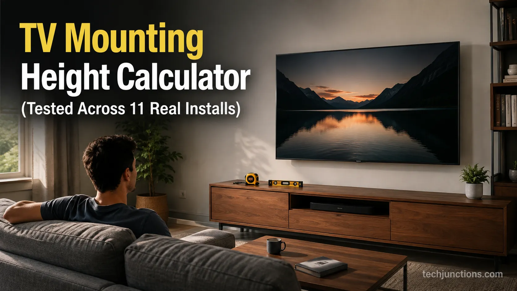TV Mounting Height Calculator (Tested Across 11 Real Installs)