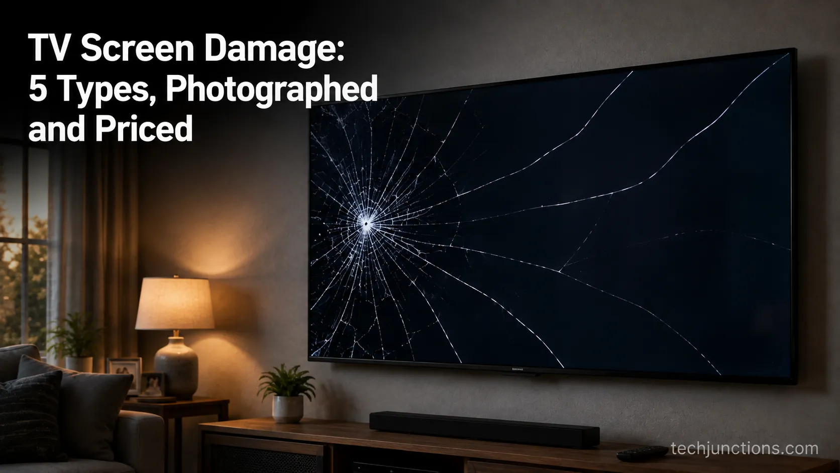 TV Screen Damage: 5 Types, Photographed and Priced