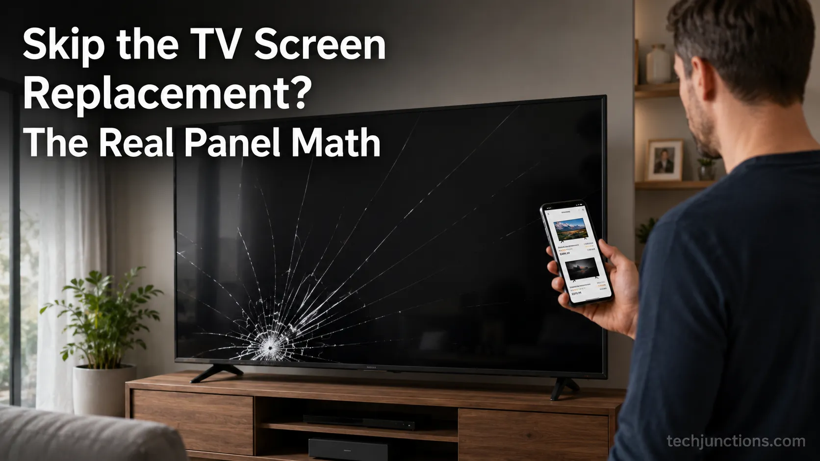 Skip the TV Screen Replacement? The Real Panel Math