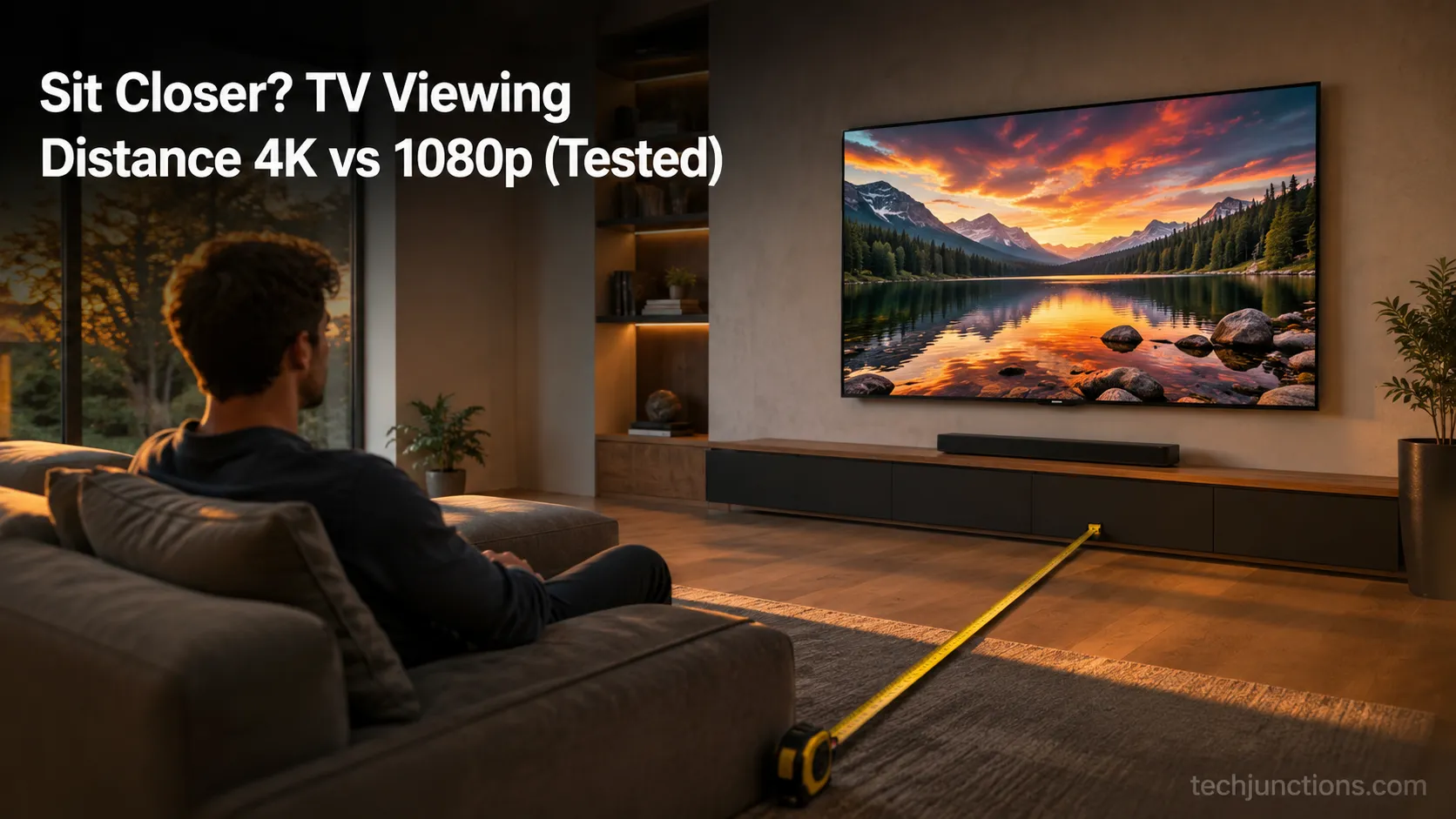 Sit Closer? TV Viewing Distance 4K vs 1080p (Tested)