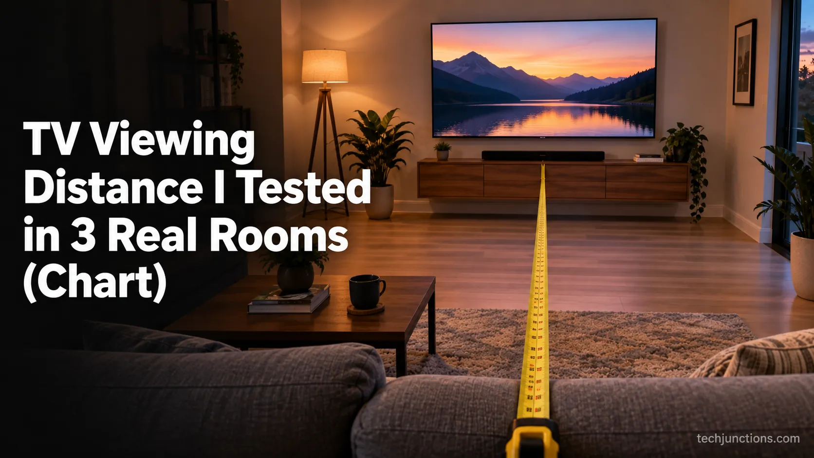 TV Viewing Distance I Tested in 3 Real Rooms (Chart)