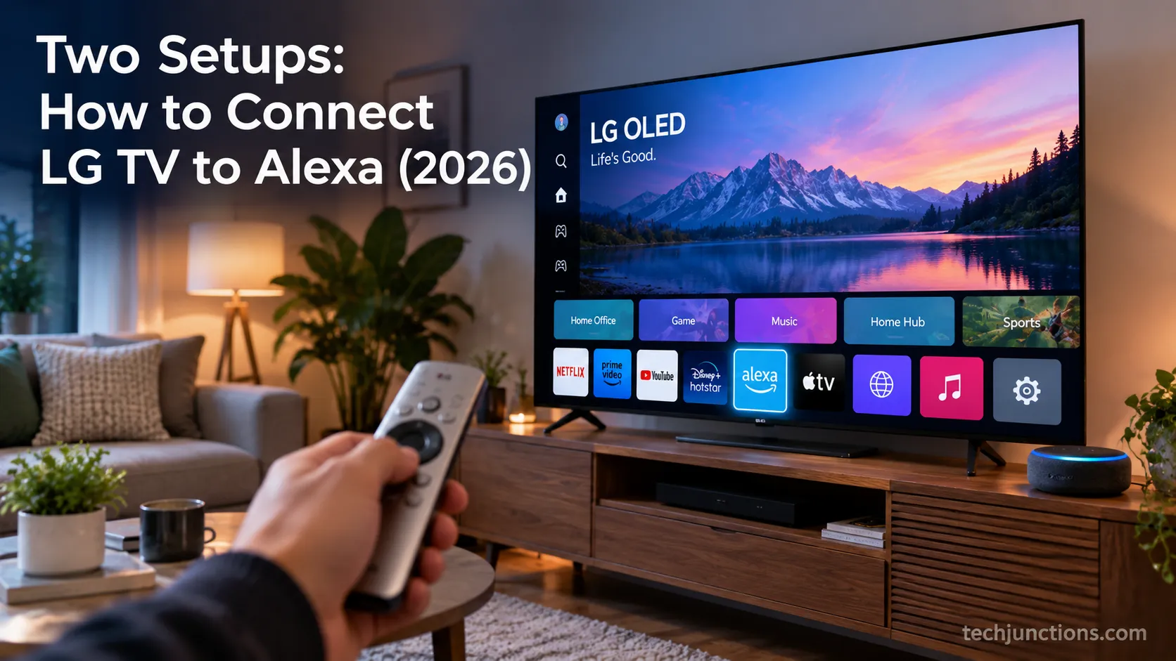 Two Setups: How to Connect LG TV to Alexa (2026)