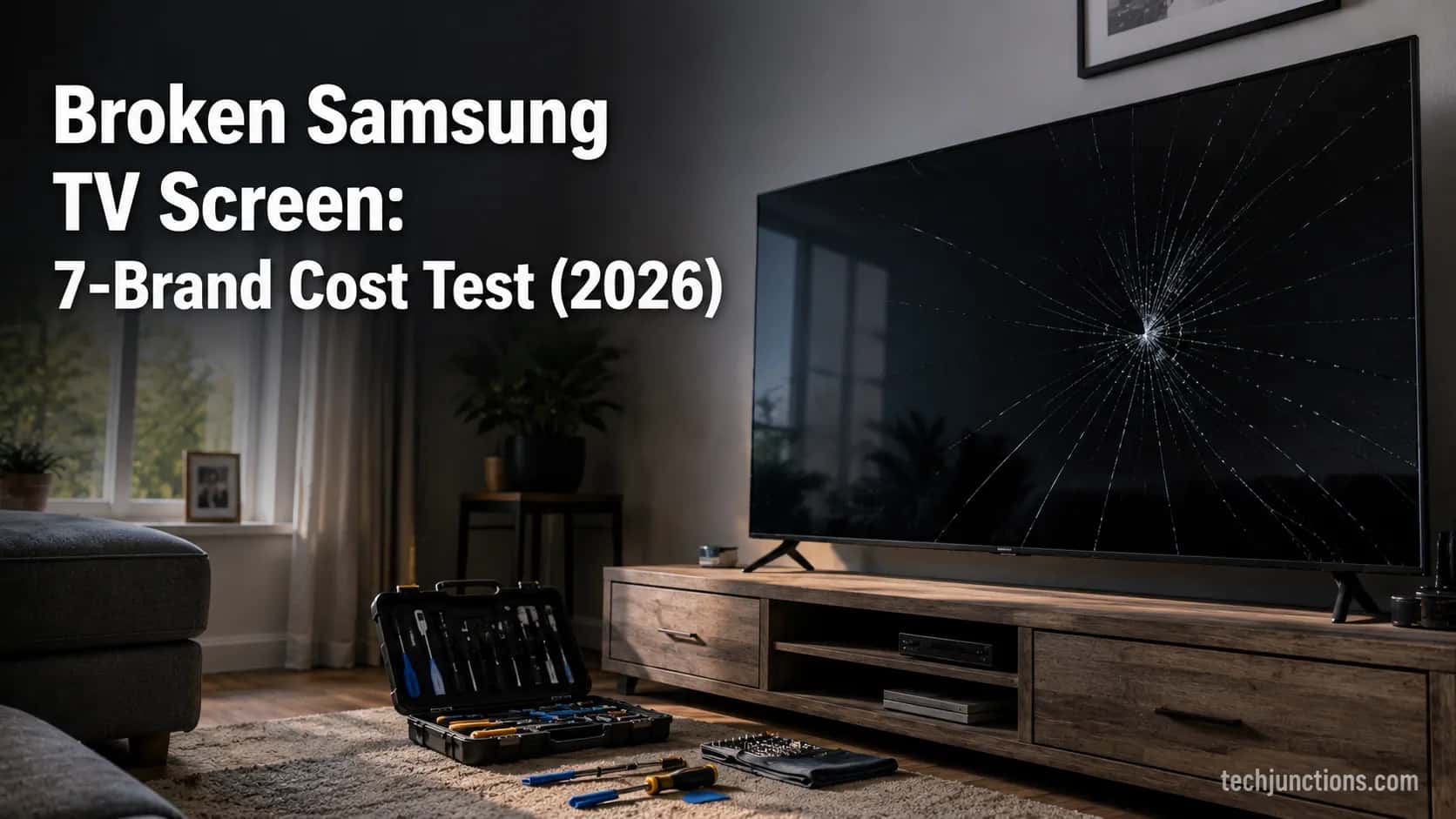 Compare real 2026 costs for a broken Samsung TV screen across 7 brands, why a panel nearly equals a new TV, and your cheaper options.