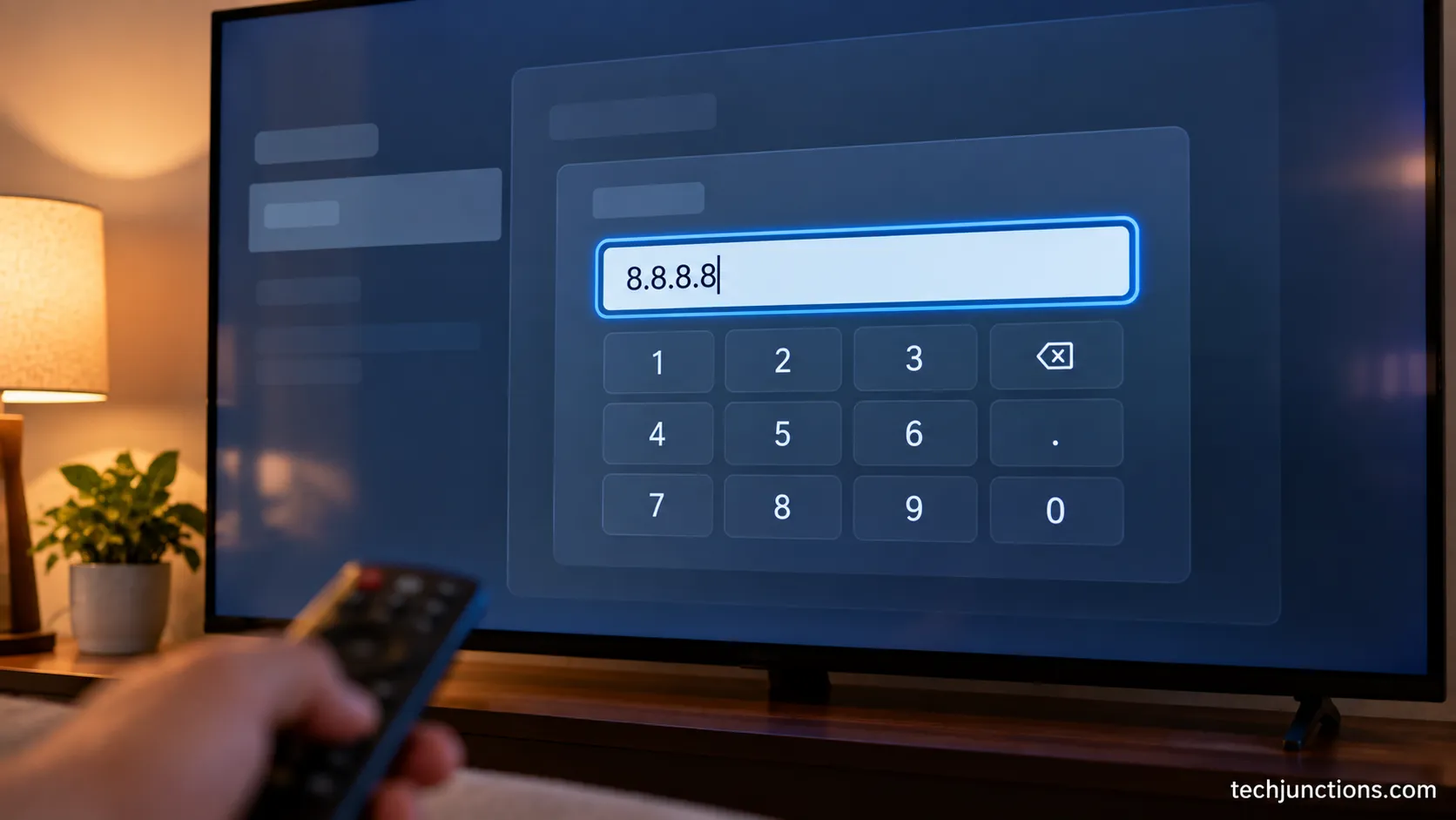 etting a Samsung TV DNS to 8.8.8.8 to fix connected but no internet.
